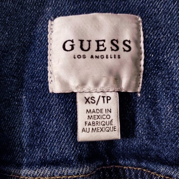 Colourful Graffiti Guess Denim Streetwear Jacket - Picture 4 of 15